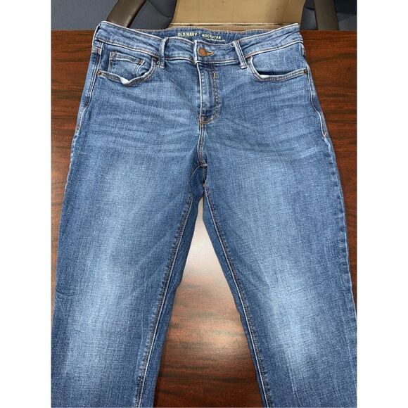 Old Navy Rockstar Mid-Rise Denim Jeans Size 12 - Picture 2 of 9